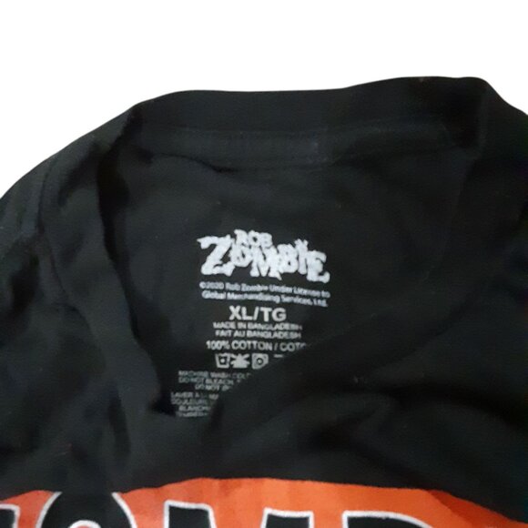 Rob Zombie Graphic Tee Shirt Size XL Zombie The Devil Made Me Do It 2020 - Picture 3 of 4